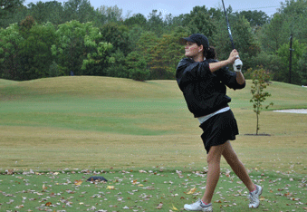 Female golfer carries tradition