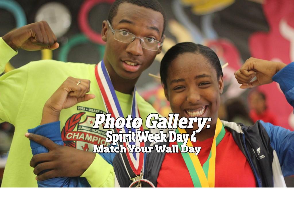 Photo Gallery: Spirit Week Day Four - Match Your Wall Day