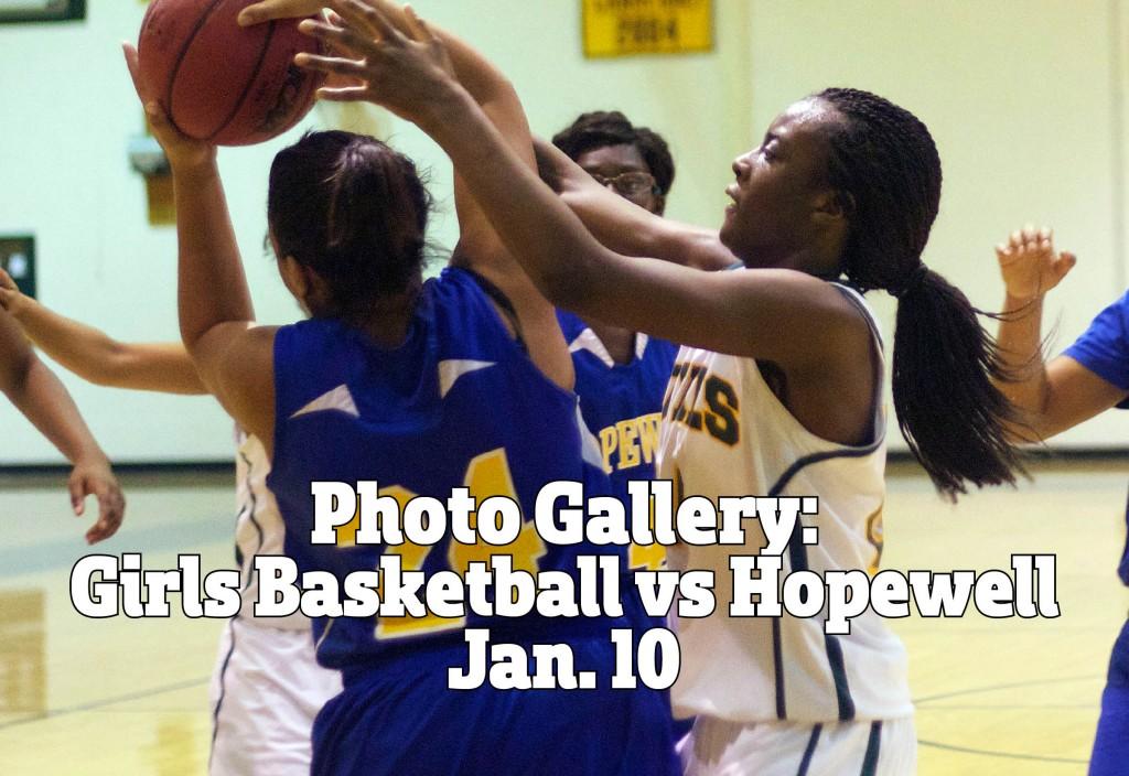 Photo Gallery: Girls Basketball vs Hopewell 1/10/13