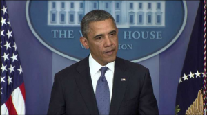President Barack Obama addresses the nation regarding the ISIS terrorist threat. Photo courtesy of kunc.org.
