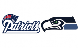 The Patriots and Seahawks faced off in an inch-for-inch battle for the title of Super Bowl Champions on February 1, 2015. Photo courtesy of oddshark.com.