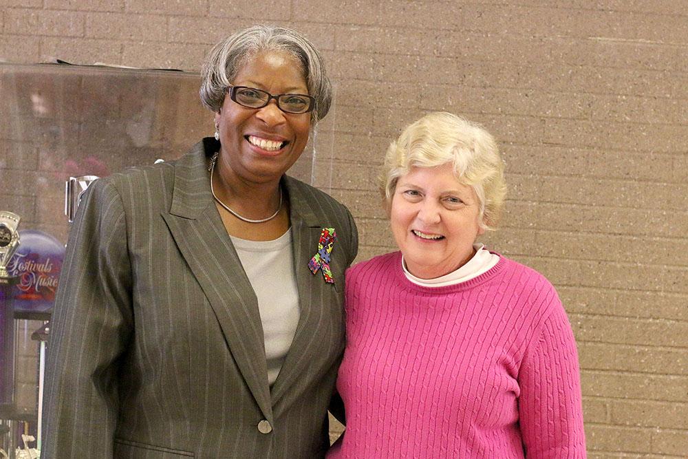 Superintendent Renee Williams and Government teacher Louise Thornton both are retiring this year. Photo by Royals Media.